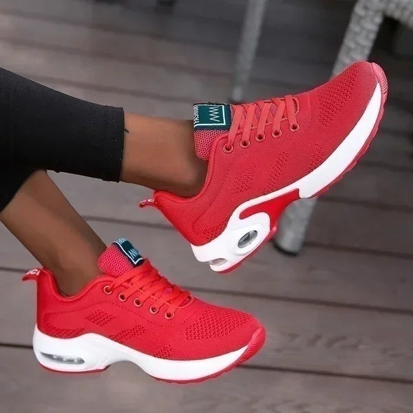 Women Platform Casual Sneakers Shoes Mesh Breathable Running Shoes Chunky Summer Sports Tenis Shoes 2024 Luxury Vulcanize Shoes