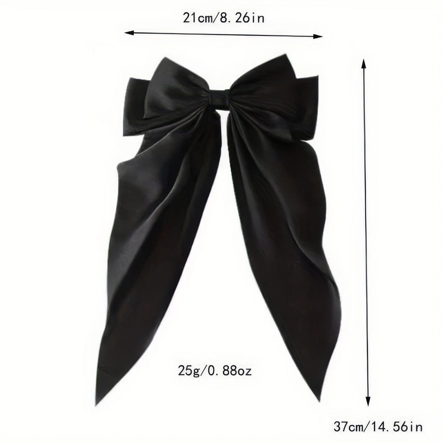2 Women's Black and White Bow Hair Clips, Elegant Hair Accessories, Fashionable, Suitable for Daily Hair Accessories