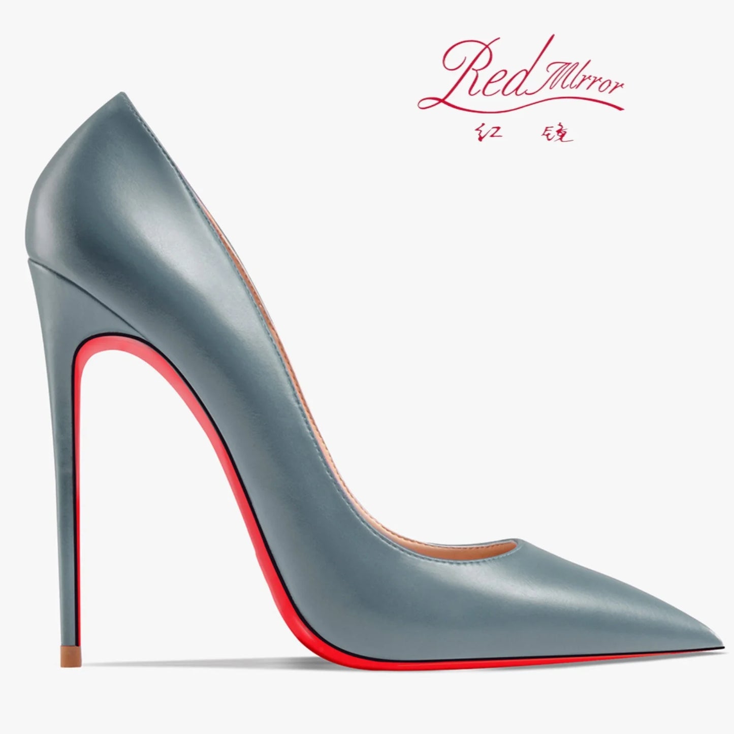 Shoes For Women 2025 Trend Leather Luxury Red Bottoms High Heels 12cm Pointed Toe Stiletto Pumps Comfortable Party Wedding Shoes