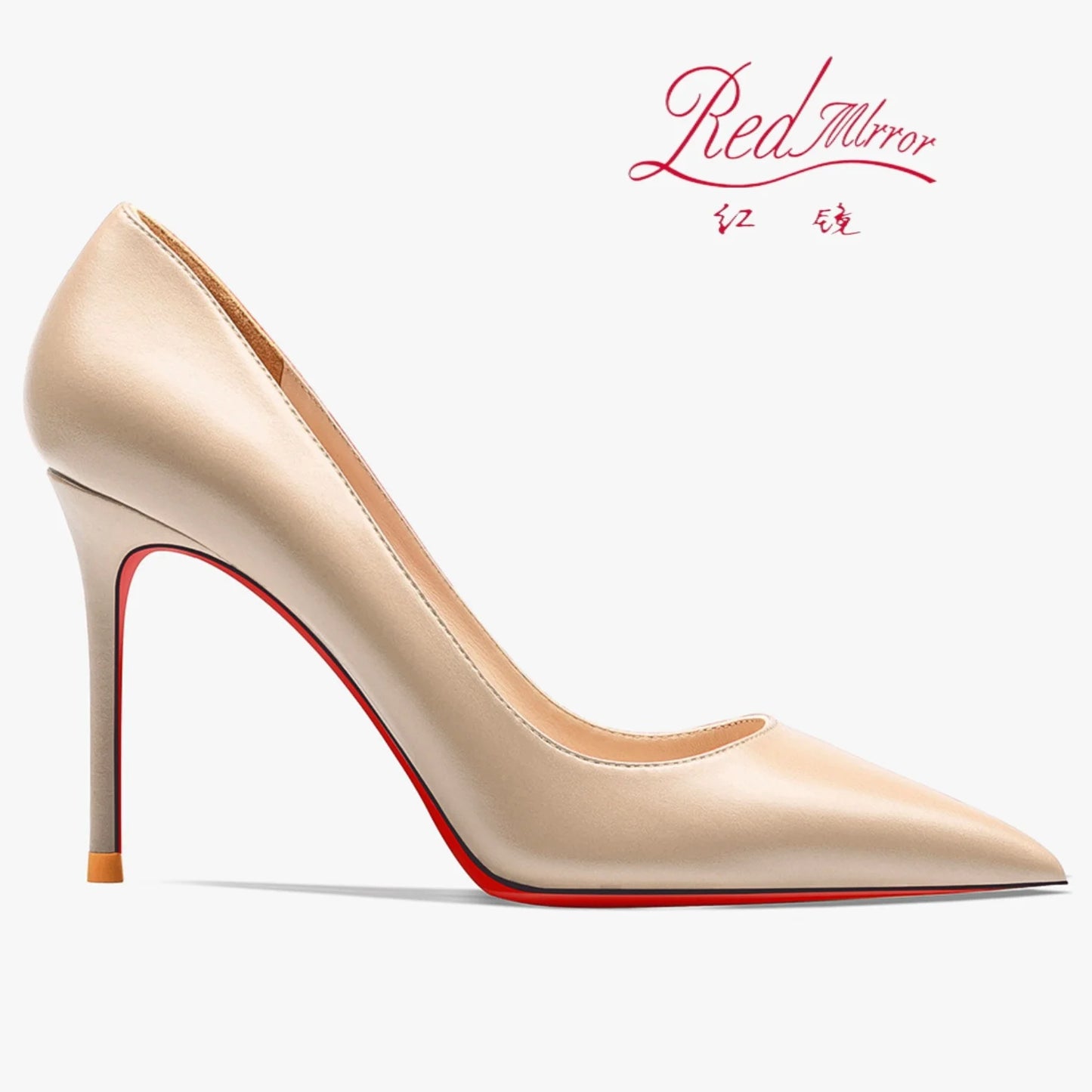 Shoes For Women 2025 Trend Leather Luxury Red Bottoms High Heels 12cm Pointed Toe Stiletto Pumps Comfortable Party Wedding Shoes