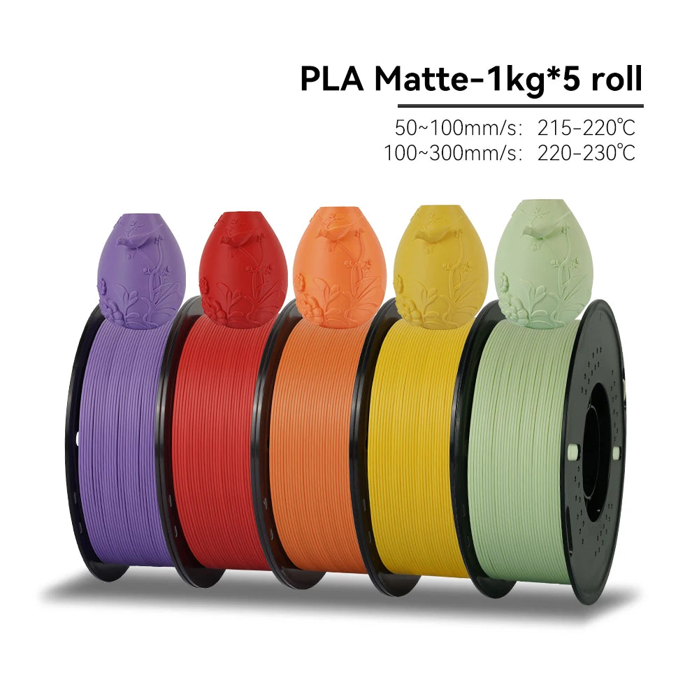 KEEPANG PLA/HS-PLA/PLA Matte/PLA Pro Filament 5KG PLA 3D Filament 1.75mm 1KG/Roll (2.2lbs) Neatly Wound 3D Printing Materials