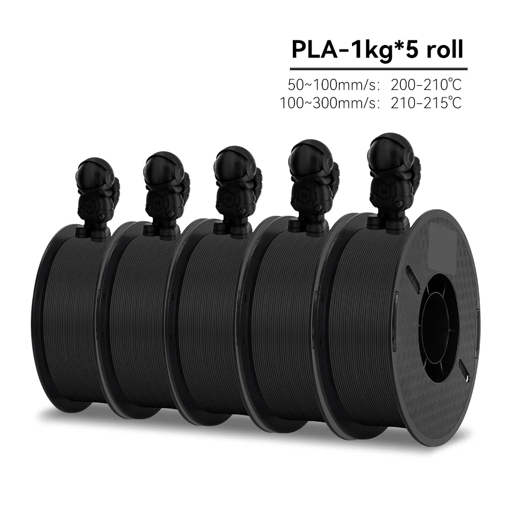 KEEPANG PLA/HS-PLA/PLA Matte/PLA Pro Filament 5KG PLA 3D Filament 1.75mm 1KG/Roll (2.2lbs) Neatly Wound 3D Printing Materials