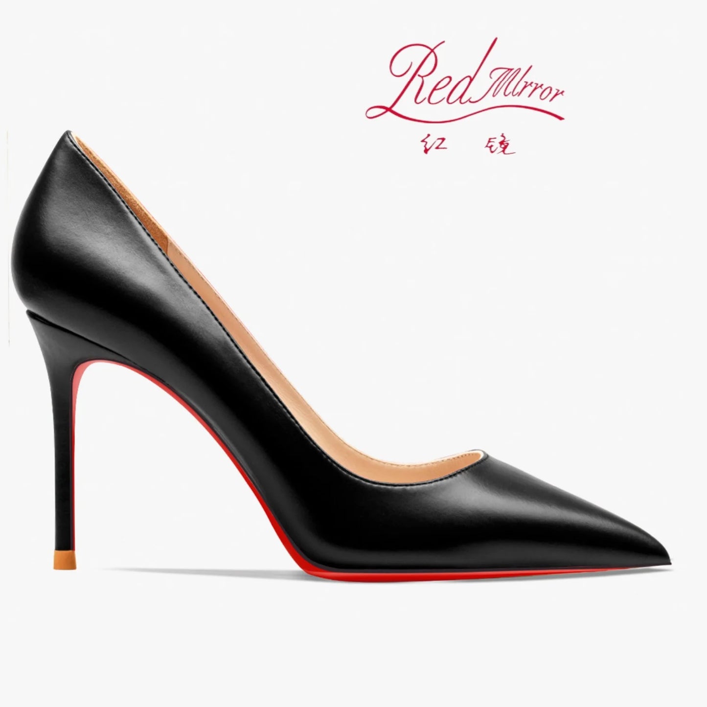 Shoes For Women 2025 Trend Leather Luxury Red Bottoms High Heels 12cm Pointed Toe Stiletto Pumps Comfortable Party Wedding Shoes
